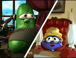 Here we have Veggie Tales making a nod to feminism. I think this episode wins most female speaking parts in VT history. Sadly. 